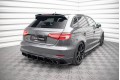 Street Pro Rear Side Splitters Audi S3 Sportback 8V Facelift