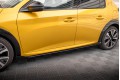 Street Pro Side Skirts Diffusers + Flaps Peugeot 208 GT Mk2