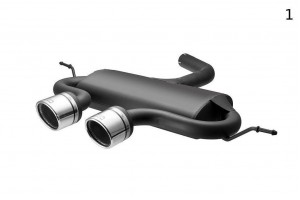 VOLKSWAGEN GOLF VI, GOLF V R32,  SCIROCCO 3  SPORTS EXHAUST MUFFLER EXHAUST - 1
