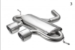 VOLKSWAGEN GOLF VI, GOLF V R32,  SCIROCCO 3  SPORTS EXHAUST MUFFLER EXHAUST - 1