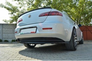 CENTRAL REAR SPLITTER ALFA ROMEO 159 (without vertical bars) CENTRAL REAR SPLITTER ALFA ROMEO 159 (without vertical bars)