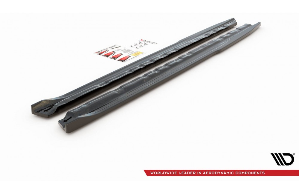 Side Skirts Diffusers Audi A1 S-Line GB