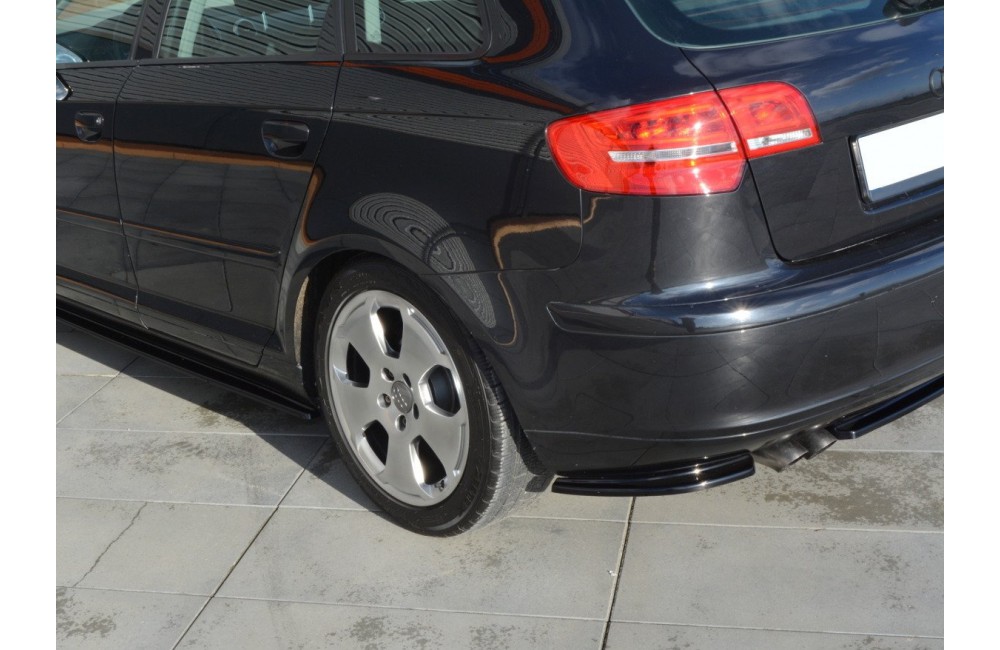 Rear Side Splitters Audi A3 Sportback 8P / 8P Facelift