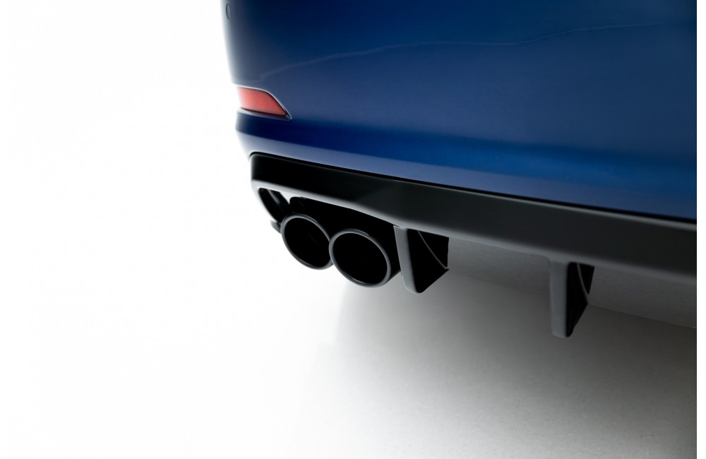 Rear Valance Audi A3 Sedan 8V  (Version with dual exhaust tips on one side) - Version with dual exhaust tips on one side
