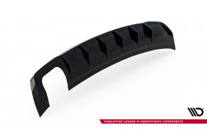 Rear Valance Audi A3 Sedan 8V  (Version with dual exhaust tips on one side) - Version with dual exhaust tips on one side