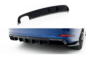 Rear Valance Audi A3 Sedan 8V  (Version with dual exhaust tips on one side) - Version with dual exhaust tips on one side