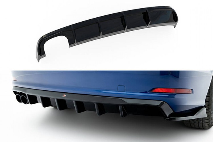 Πίσω Valance Audi A3 Sedan 8V (Έκδοση με μονές εξατμίσεις και στις δύο πλευρές)