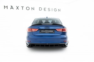 Rear Valance Audi A3 Sedan 8V (Version with single exhaust tips on one side) - Version with single exhaust tips on one side