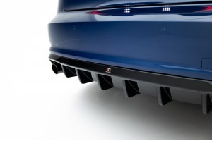 Rear Valance Audi A3 Sedan 8V (Version with single exhaust tips on one side) - Version with single exhaust tips on one side