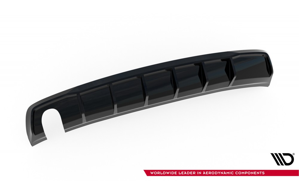 Rear Valance Audi A3 Sedan 8V (Version with single exhaust tips on one side) - Version with single exhaust tips on one side