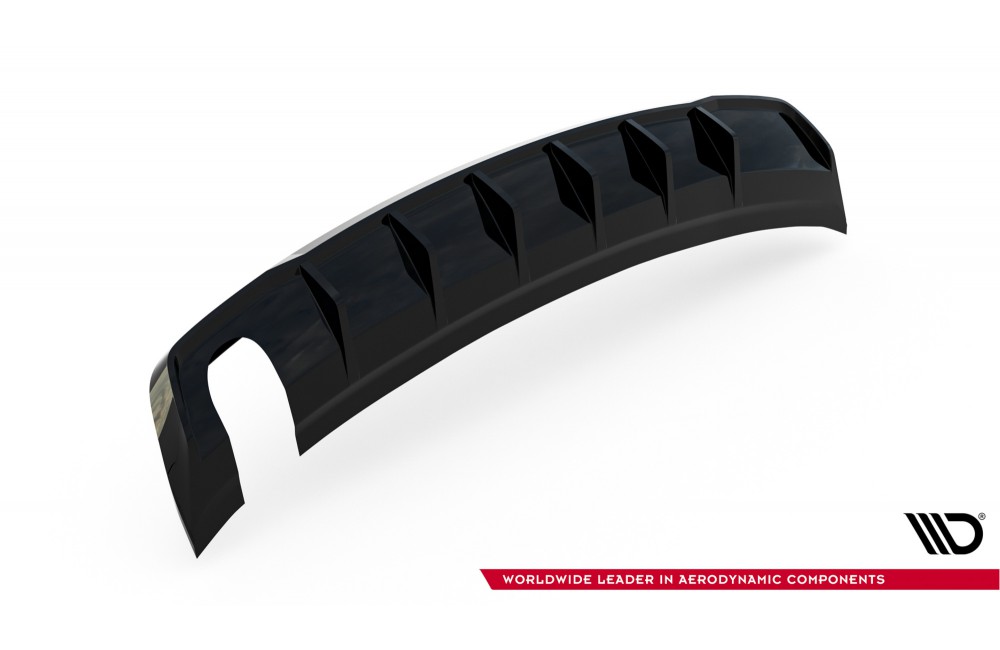 Rear Valance Audi A3 Sedan 8V (Version with single exhaust tips on one side) - Version with single exhaust tips on one side
