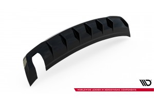 Rear Valance Audi A3 Sedan 8V (Version with single exhaust tips on one side) - Version with single exhaust tips on one side