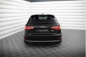 Rear Side Splitters Audi A3 Sportback 8V Facelift