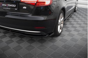 Rear Side Splitters Audi A3 Sportback 8V Facelift