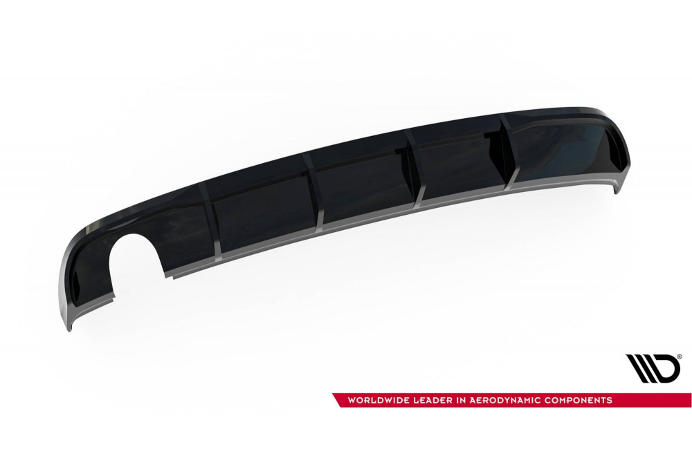 Rear Valance Audi A3 Sedan 8V Facelift (Version with single exhaust tips on one side) - Version with single exhaust tips on one side