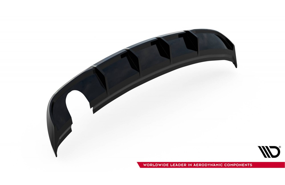 Rear Valance Audi A3 Sedan 8V Facelift (Version with single exhaust tips on one side) - Version with single exhaust tips on one side