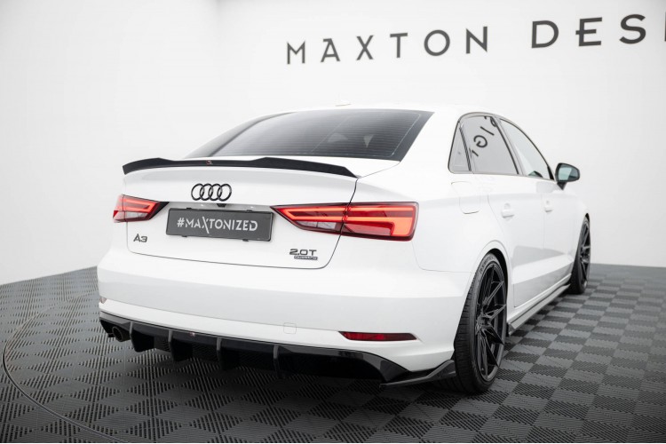 Πίσω Αεροτομή Audi A3 Sedan 8V Facelift (Έκδοση με διπλές εξάτμιση από τη μία πλευρά)