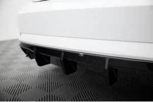 Rear Valance Audi A3 Sedan 8V Facelift  (Version with single exhaust tips on both sides) - Version with single exhaust tips on both sides