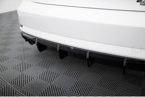 Rear Valance Audi A3 Sedan 8V Facelift  (Version with single exhaust tips on both sides) - Version with single exhaust tips on both sides