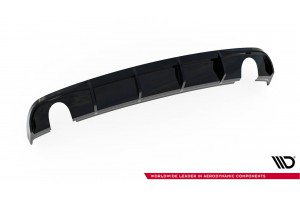 Rear Valance Audi A3 Sedan 8V Facelift  (Version with single exhaust tips on both sides) - Version with single exhaust tips on both sides