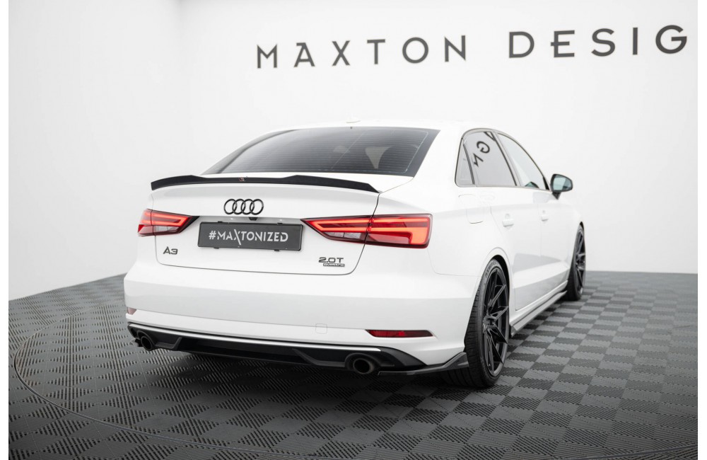 Rear Side Splitters V.1 Audi A3 Sedan 8V Facelift