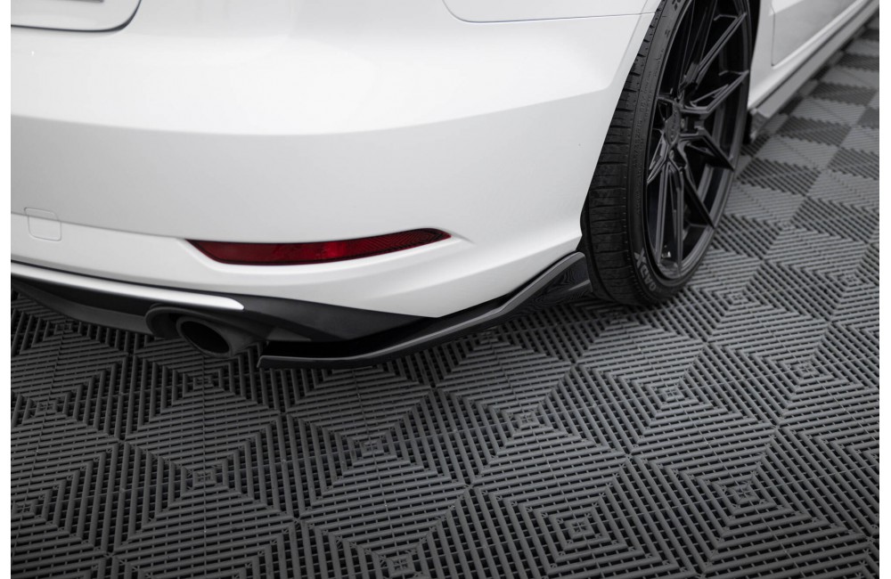 Rear Side Splitters V.1 Audi A3 Sedan 8V Facelift