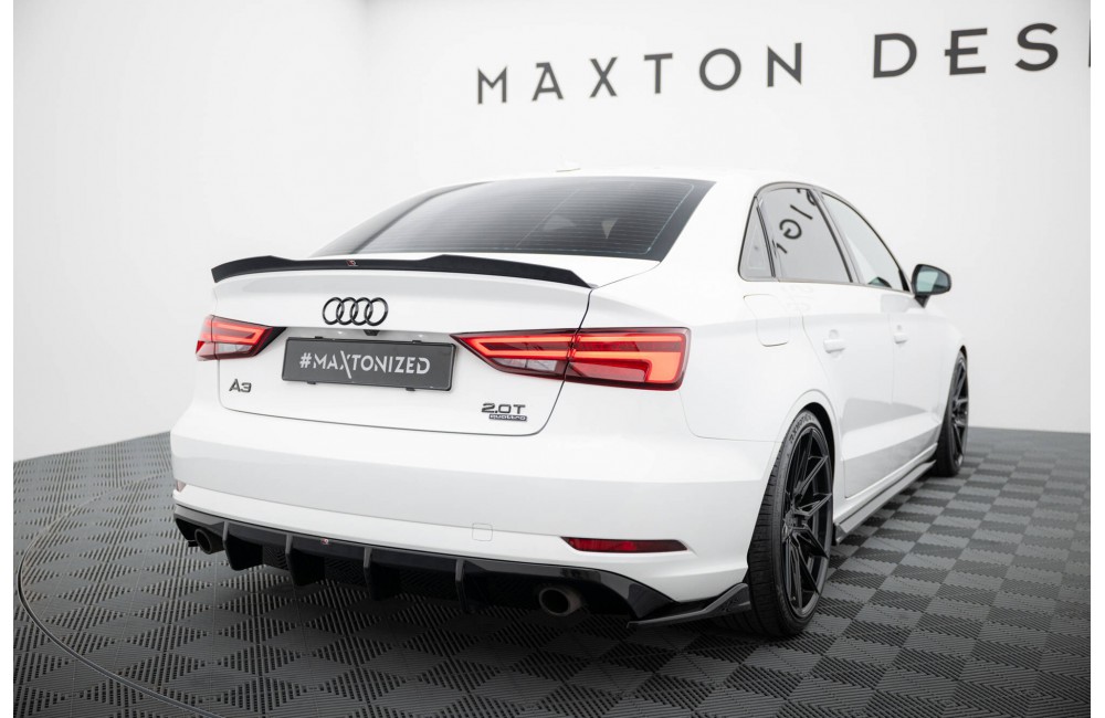 Rear Side Splitters V.2 Audi A3 Sedan 8V Facelift
