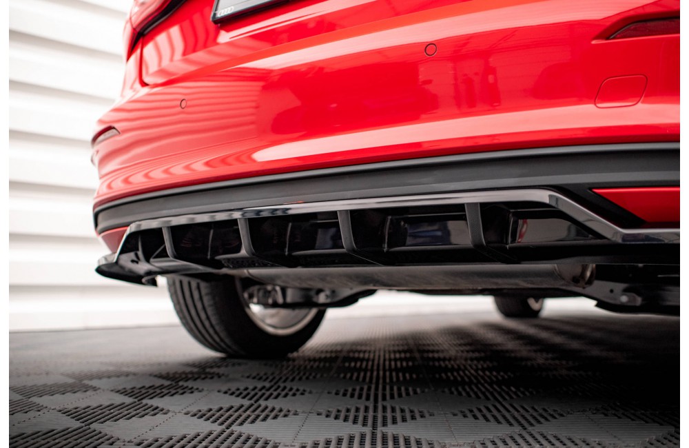 Rear Splitter (with vertical bars) Audi A3 Sportback 8Y