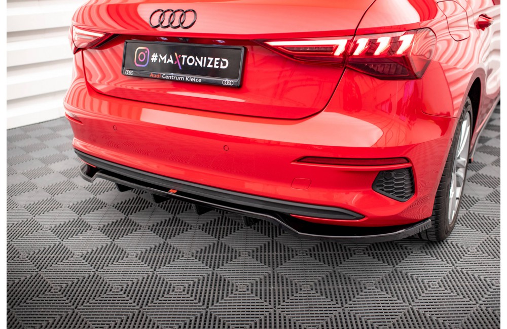 Rear Splitter (with vertical bars) Audi A3 Sportback 8Y