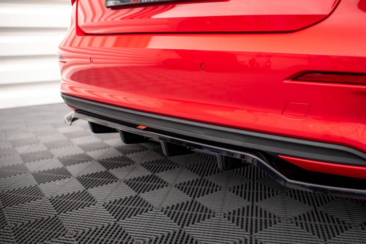 Πίσω Splitter (με κάθετες ράβδους) Audi A3 Sportback 8Y