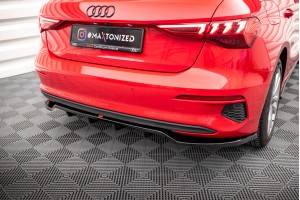 Rear Splitter (with vertical bars) Audi A3 Sportback 8Y