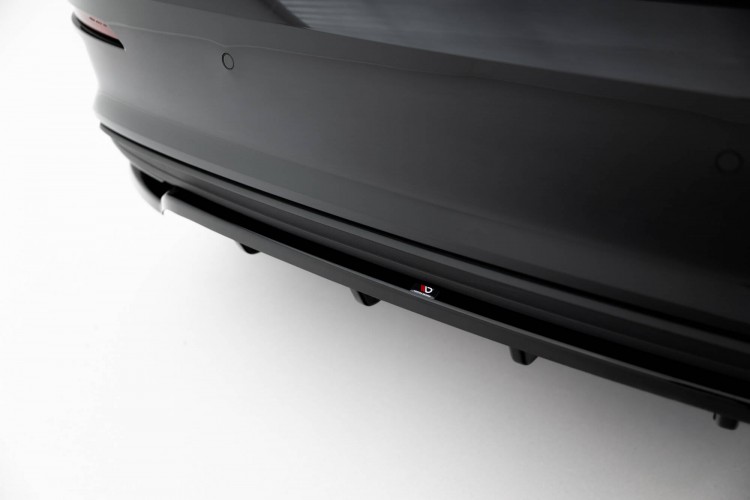 Πίσω Splitter (με κάθετους στύλους) Audi A3 Sedan 8Y