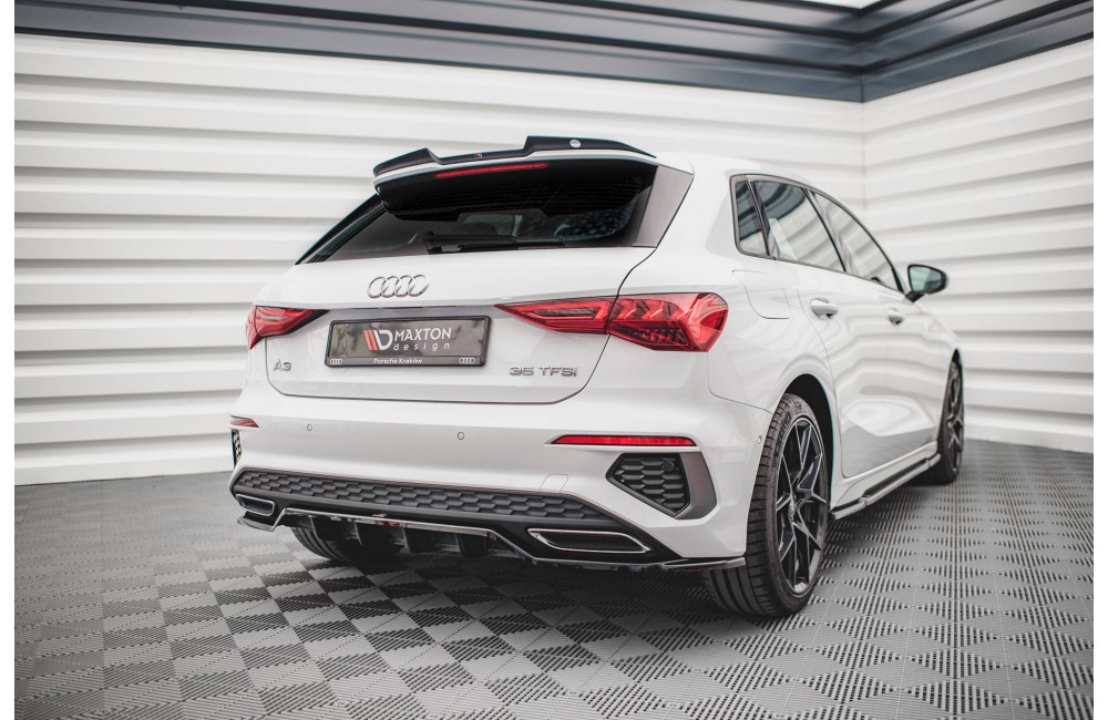 Rear Splitter (with vertical bars) Audi A3 S-Line Sportback 8Y