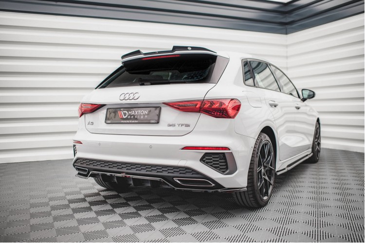 Πίσω Splitter (με κάθετες ράβδους) Audi A3 S-Line Sportback 8Y