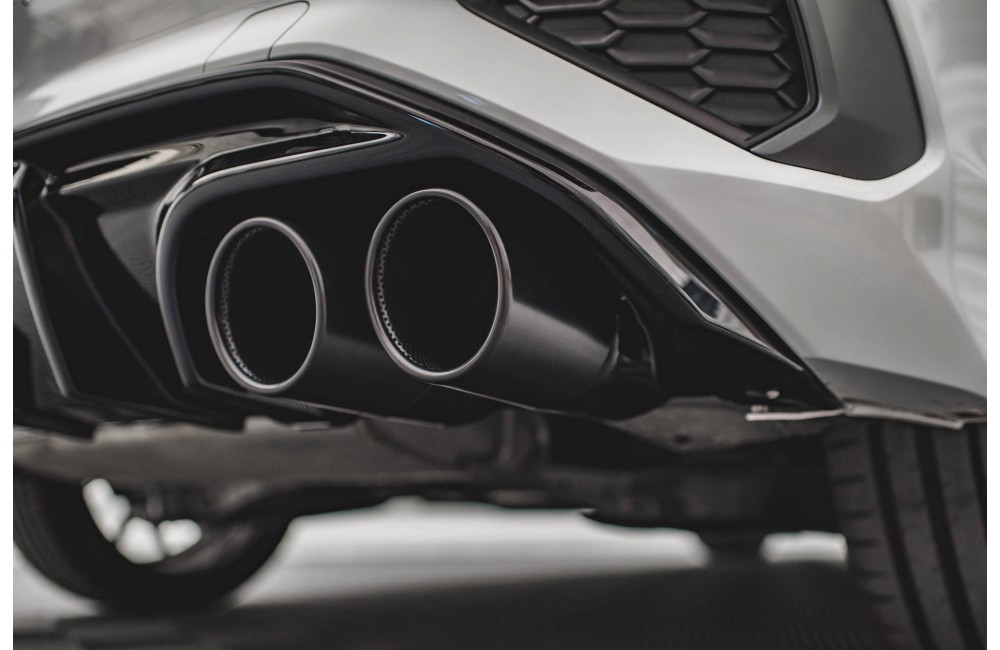 Rear Valance + Exhaust Ends Imitation Audi A3 S-Line Sportback 8Y
