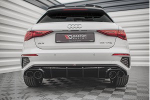 Rear Valance + Exhaust Ends Imitation Audi A3 S-Line Sportback 8Y