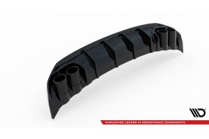 Rear Valance + Exhaust Ends Imitation Audi A3 S-Line Sportback 8Y