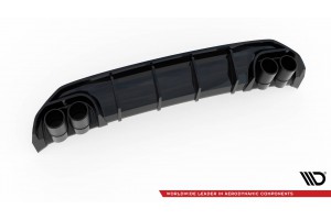 Rear Valance + Exhaust Ends Imitation Audi A3 S-Line Sportback 8Y