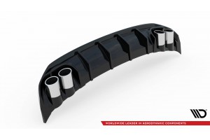 Rear Valance + Exhaust Ends Imitation Audi A3 S-Line Sportback 8Y