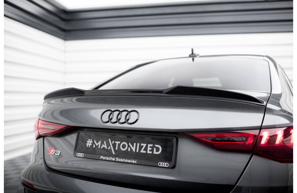 Spoiler Cap 3D Audi A3 S-Line Sedan / S3 Sedan 8Y Facelift Spoiler Cap 3D Audi A3 S-Line Sedan / S3 Sedan 8Y Facelift