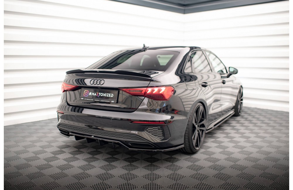 Rear Splitter (with vertical bars) Audi A3 S-Line Sedan 8Y
