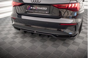 Rear Splitter (with vertical bars) Audi A3 S-Line Sedan 8Y