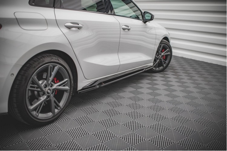 Side Skirts Diffusers V.1 Audi S3 / A3 S-Line Sportback / Sedan 8Y / 8Y Facelift