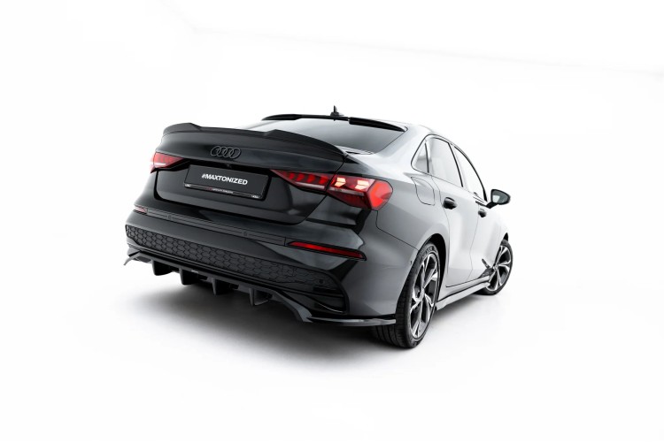 Rear Splitter (with vertical bars) Audi A3 Sedan 8Y Facelift
