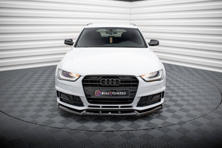 Μπροστινός splitter V.1 Audi A4 Competition B8 Facelift