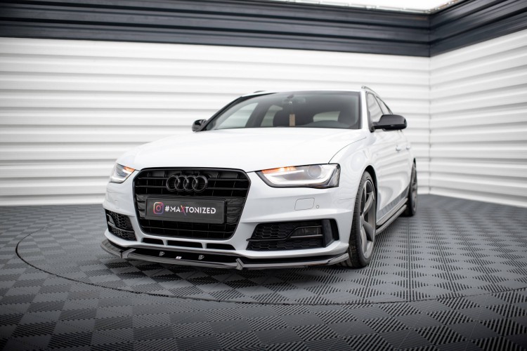 Μπροστινός splitter V.1 Audi A4 Competition B8 Facelift