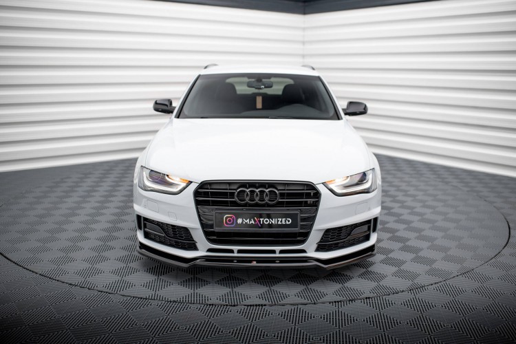 Μπροστινός splitter V.2 Audi A4 Competition B8 Facelift
