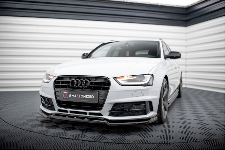 Μπροστινός splitter V.2 Audi A4 Competition B8 Facelift