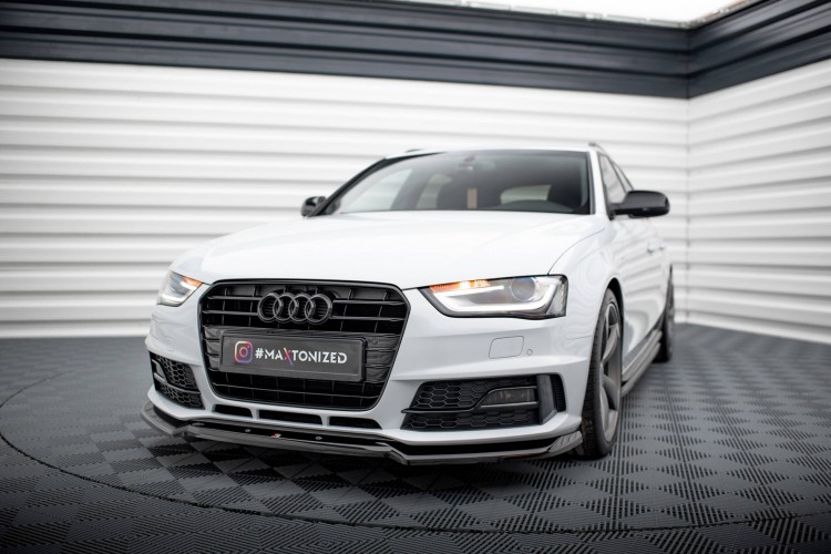 Μπροστινός splitter V.2 Audi A4 Competition B8 Facelift