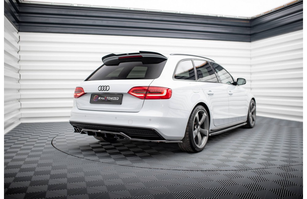 Rear Splitter (with vertical bars) Audi A4 Competition B8 Facelift